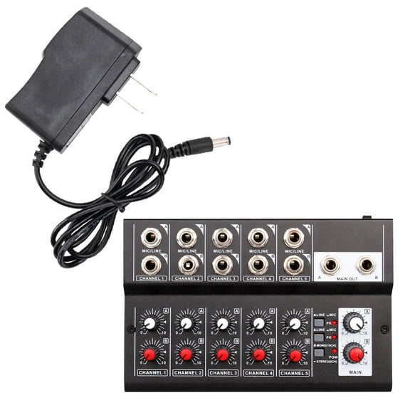 10-Channel Mixing Console Digital Mixer Stereo Usb Mixer for Recording DJ