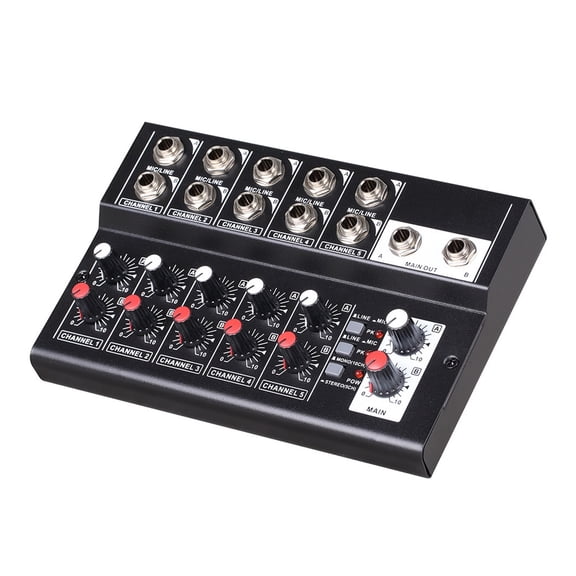 10-Channel Mixing Console Digital Mixer Stereo for Recording DJ Network Live Broadcast mixer ,Easy to Use