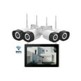 thumbnail image 1 of 10-Channel WiFi6 NVR, 10.1-Inch Monitor, Mic & Speaker, 1TB HDD & 3MP Super Bright 18-LED Floodlight Cameras (4 Cameras), 1 of 10