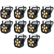 10 Chauvet DJ EZLink Par Q6BT ILS RGBA Bluetooth Rechargeable Par Wash Up-Lights
