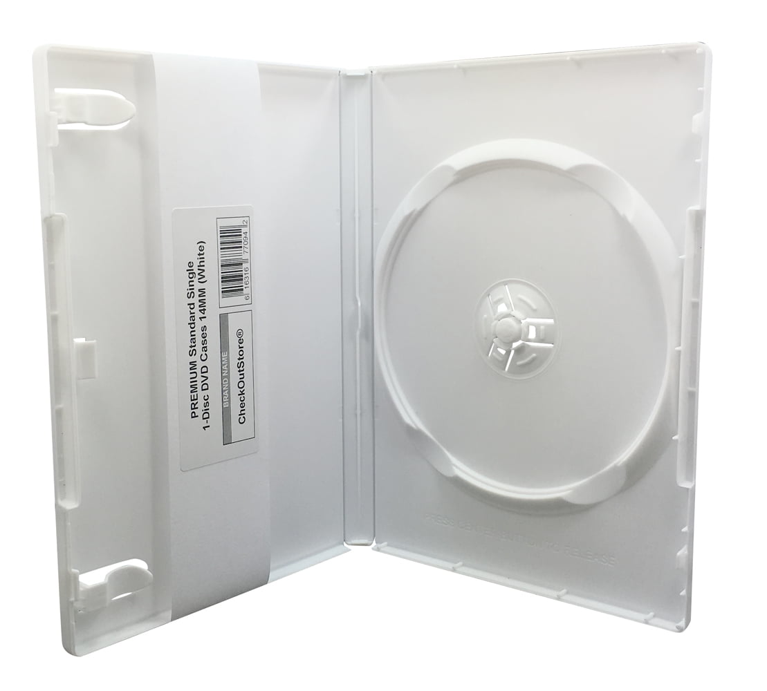 200) CheckOutStore Premium Standard Single 1-Disc DVD Cases 14mm