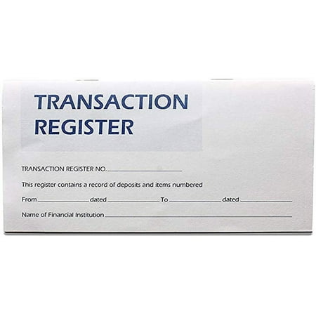 10 Checkbook Transaction Registers by Register King