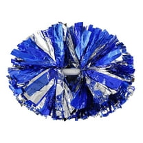 Under $10 Christmas Handheld Pom Poms Cheer, B Metallic Foil Cheerleading Poms, Handheld Pom Poms Cheerleader for Sports Events Dance Party Performance Celebration