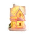 thumbnail image 1 of Under $10 Christmas Resin Light up Village House, Black Christmas Table Ornament Decor, Resin Small House Light up Village Figurine Christmas Table Ornament Home Decor, 1 of 9