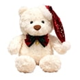 thumbnail image 1 of 10'' Christmas Teddy Bear Plush Toy, Cute Stuffed Animal Doll, 1 of 4