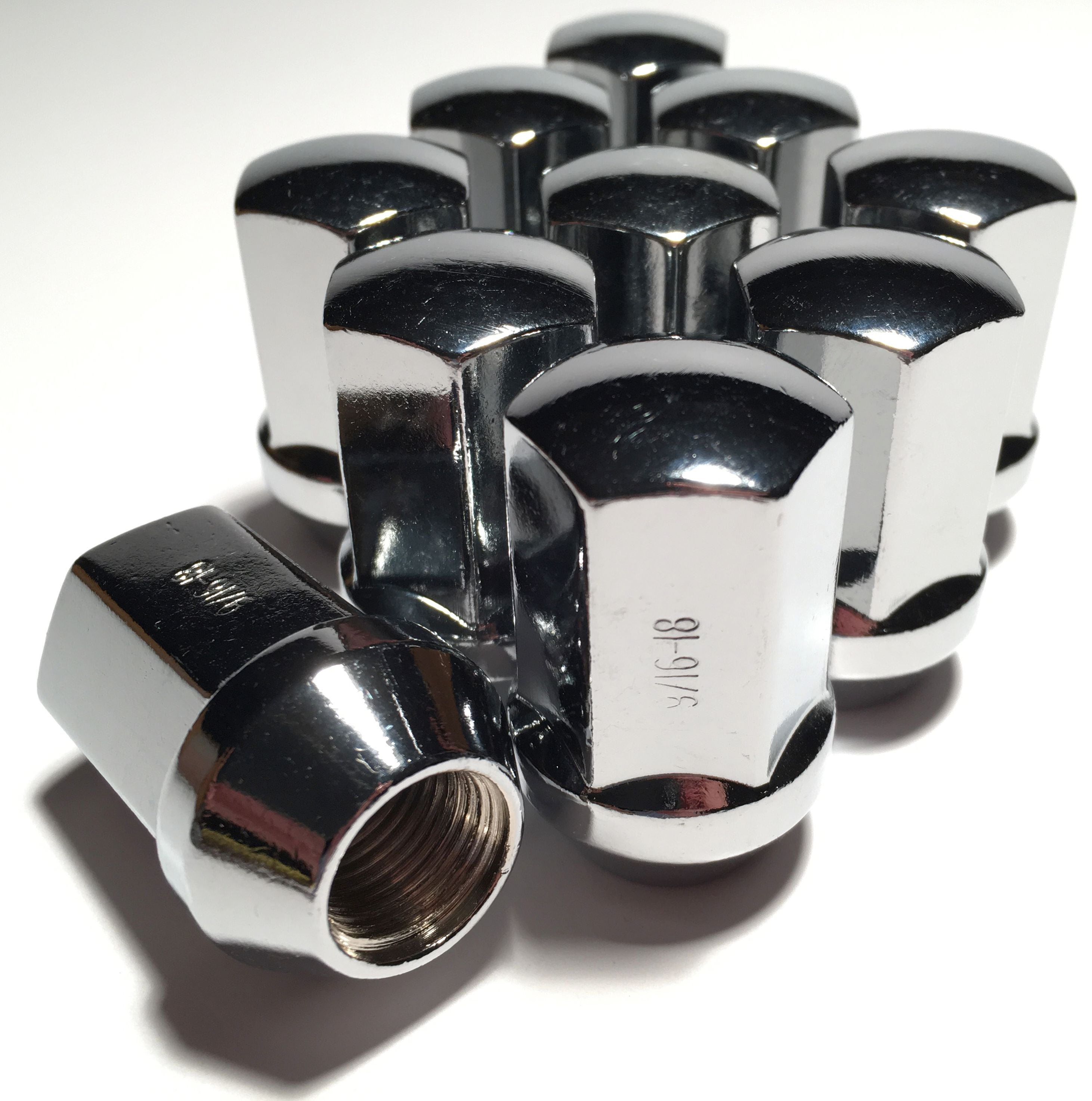 10 Chrome 9/16 Dodge OEM Lug Nuts Ram 1500 Durango Dakota Raider