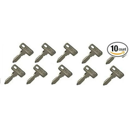 (10) Club Car DS & Precedent Gas/Electric Golf Cart Key Replacement For Ignition Keys