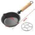 thumbnail image 1 of 10 Cm Cast Iron Mini Skillet Non-Stick Small Frying Pan Egg Pan for Kitchen Home, 1 of 6