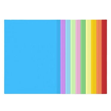 10-Color A4 Copy Paper, Multi-Colored Printing Paper, Vibrant A4 Paper for Printing, Copying, and Crafting, Bright Colored Printer Paper