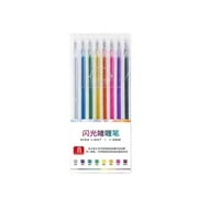 10-Color Glitter Gel Pens Set, Smooth Ink Gel Pens for Drawing, Journaling, And Adult Coloring by Goohae