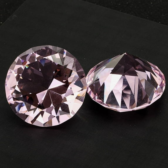 10 Colors Crystal Diamond Shaped Paperweight Decorative Cut Glass Giant Gemstone Wedding Office Desktop Ornament Birthday Gifts