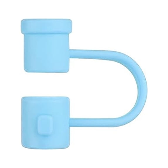10 Colors Silicone Straw Covers - Food - Grade Silicone, Fits 6 - 8mm Straws, Prevents Dust/Splashes, Reusable/Durable, Portable, Ideal for Travel/Picnicking/Fitness/Parties
