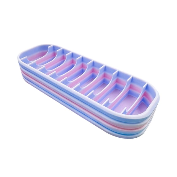 10 Compartments Art Storage Organizer Diamond Painting Storage Box Craft Utensils Easy-to-Use Painting Storage Tray for Craft Enthusiasts Purple