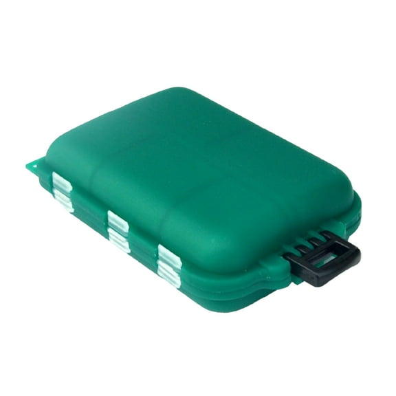 10 Compartments Mini Fishing Bait Spoon Hook Box Gadget Case Tackle Accessory