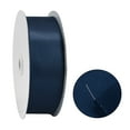 thumbnail image 1 of Navy Blue Wired Satin Ribbon, 1-1/2 Inch x 25 Yards – Ideal for Christmas Tree Decor, Gift Wrapping, Flower Bouquets, Weddings, Parties, Hair Accessories & Wreaths​, 1 of 7
