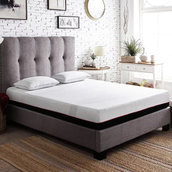 10" Copper Memory Foam Mattress / Responds to Body Curves for Comfortable Sleep