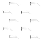 10 Cosmic Stellar Round Sunglasses Pack - UV 400, Outdoor - Clear