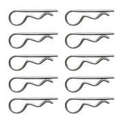 10 Cotter Pins (Size 1.2x22mm to 3x65mm) Tractor Pin Clips, Stainless Steel Fastener - , 1.2x22mm