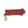 thumbnail image 1 of 10' Cotton Lead w/ Trigger Bull Snap (Red), 1 of 1