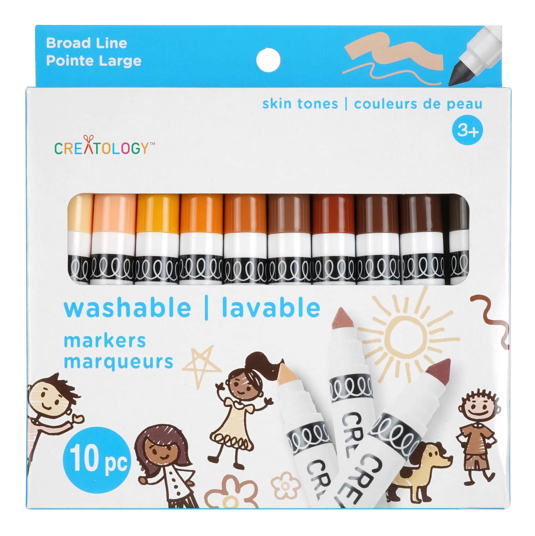 Master Skin Tone Markers Pk 6 – Preschool Toy Box