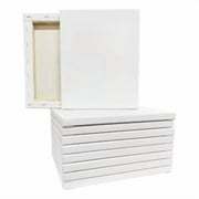 10 Count (40 total) 8” x 10” Super Value Canvas by Artist's Loft Necessities - Acid Free Cotton Canvas for Paint - Acrylic - & Oils - Bulk 4 Pack
