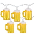 thumbnail image 1 of Northlight 10-Count Beer Mug Summer Outdoor Patio String Light Set, 7.25ft White Wire, 1 of 3