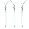 thumbnail image 1 of 10-Count Cool White LED Dripping Mini Icicle Christmas Lights on Transparent Wire, Holiday Time, 1 of 6