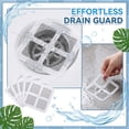 thumbnail image 1 of 10 Count Disposable Shower Drain Hair Catchers, Sturdy Adhesive Mesh Hair Traps, Efficient Clog Prevention For Bathtubs, Showers And Bathroom Drains, Ideal For Home And Family Use, 1 of 5