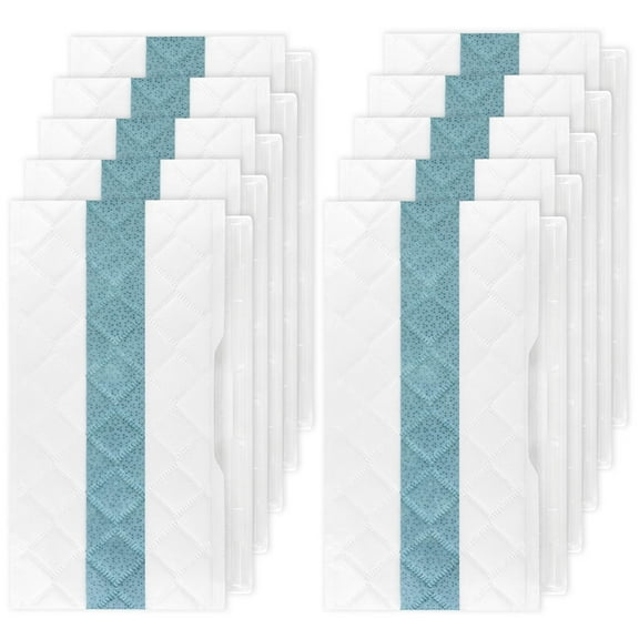 10 Count VACMOP Mop Pad Refills Compatible with Shark Vacmop VMP30 VM252 VM250 VM200 Disposable Replacement Mop Pads