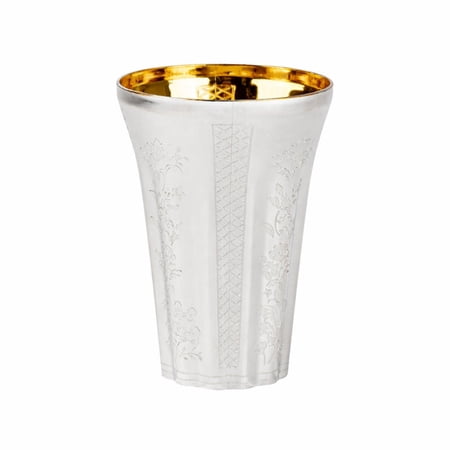 5.5 oz Set of 10 Silver Disposable Wine Kiddush Cups with Gold Interior For Shabbat, Passover Seder, Sabbath Blessing Judaica Cups: : 50 Cups