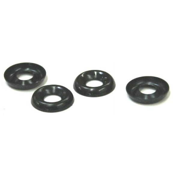 #10 Countersunk Finishing Washers / Steel / Black Zinc - 8000 Piece Carton