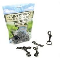 10 - Country Brook Design® 5/8 inch Gunmetal Swivel Snap Hooks