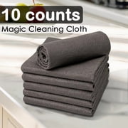 10 Counts Magic Cleaning Cloth, Reuseable Thickened Streak Free Magic Cleaning Wipes, Microfiber Cleaning Cloths for Windows Glass Car