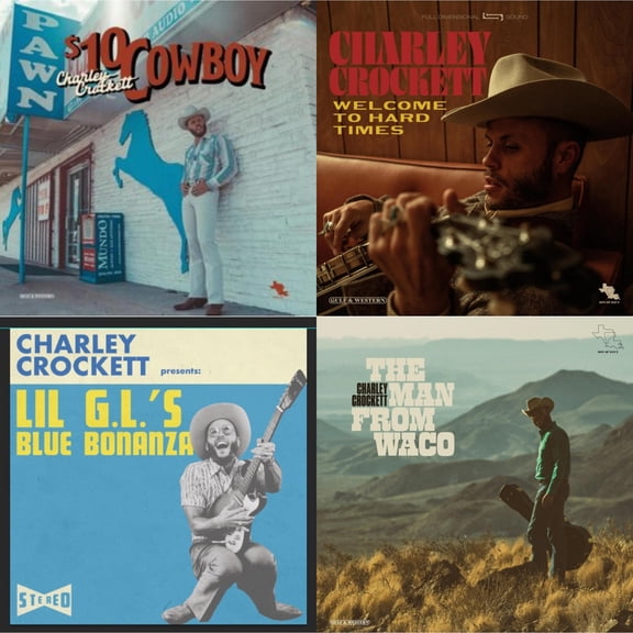 $10 Cowboy & Welcome To Hard Times & Lil G.L.'S Blue Bonanza & Man From Waco [LP Vinyl Bundle]