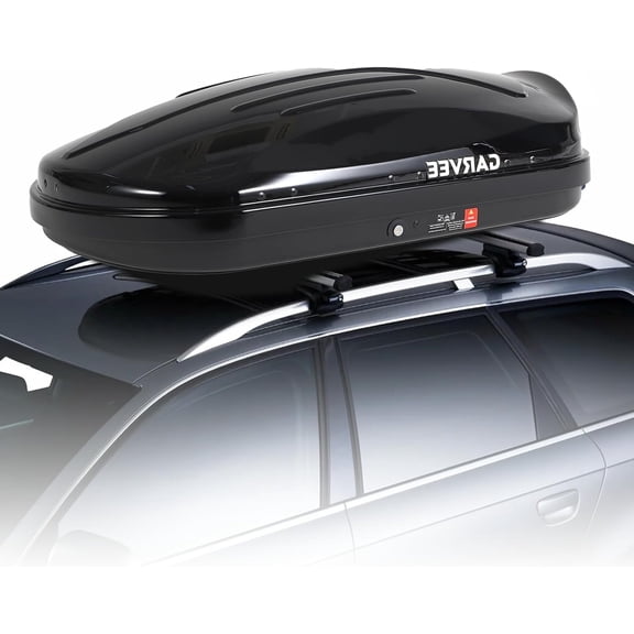 10 Cu Ft Lockable Rooftop Cargo Box 165 lb Capacity for SUV Truck Van