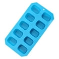 thumbnail image 1 of 10 Cube Ice Tray Silicone Fast Freezing Easy Release for Home Kitchen and, 1 of 4
