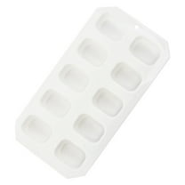 10 Cube Ice Tray Silicone Fast Freezing Easy Release for Home Kitchen and