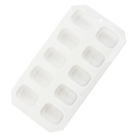 10 Cube Ice Tray Silicone Fast Freezing Easy Release for Home Kitchen and