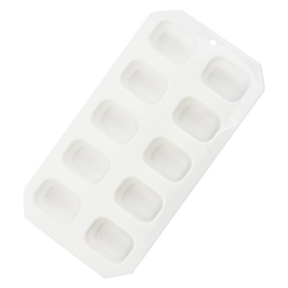 10 Cube Ice Tray Silicone Fast Freezing Easy Release for Home Kitchen and