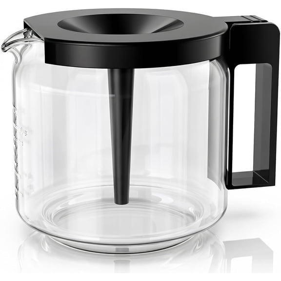 10-Cup Coffee Pot for Technivorm 89830 1.25L Coffee Maker, Glass Carafe Replacement for for Moccamaster KBG, KBGV & CDG KBG Brewers, Coffee Pot Replacement with Sturdy Glass, BPA Free