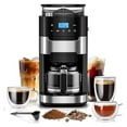 thumbnail image 1 of 10-Cup Digital Drip Coffee Maker with Built-In Grinder, 12-Hour Timer, Programmable, 1.5L Water , Keep-Warm Function, Combo Brewer and Grinder for Home & Office Use, 1 of 4