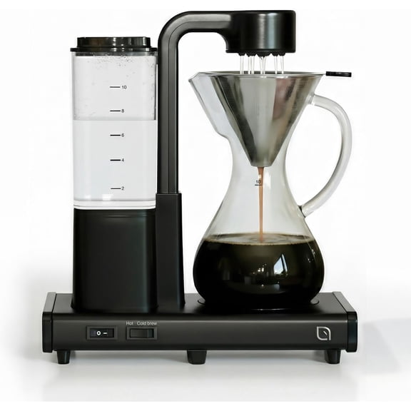 10 Cup Drip Coffee Maker, Automatic Pour Over Coffee Maker with Glass Carafe and Auto Shut-Off Feature, Suitable for Hot & Iced Coffee, ECO Coffee Machine made with 99% PC Recycled Plastics