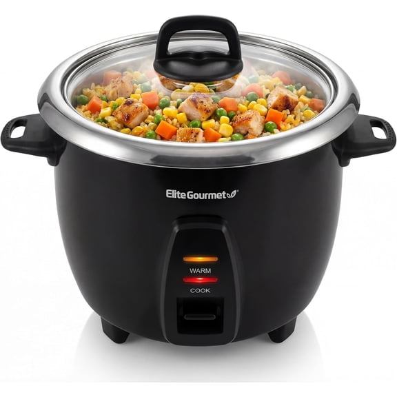 10-Cup Electric Rice Cooker with 304 Stainless Steel Inner Pot for Rice Soups Stews Porridges Grains and Cereals Bestseling