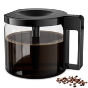 10-Cup Glass Carafe Replacement for Moccamaster Technivorm Coffee Maker 89830 1.25L 40oz, Coffee Pot Replacement Compatible with Moccamaster Coffee machine, Glass Coffee Pot, Durable & Reliable