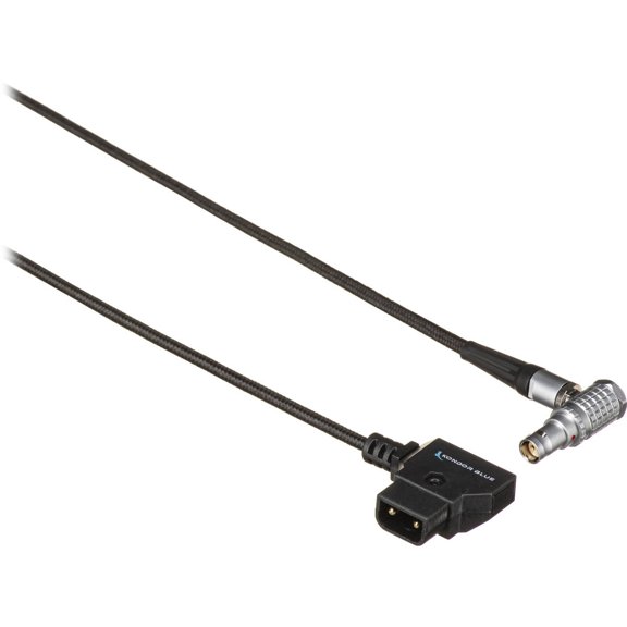 Kondor Blue 10" D-Tap To 2-Pin Right Angle Lemo Power Cable for RED KOMODO
