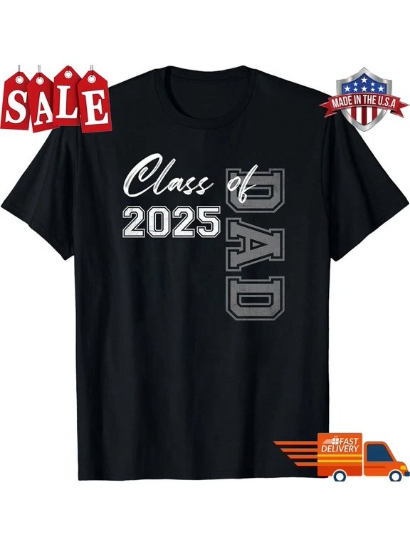 10 Dad Senior 2024 Proud Dad Of A Class Of 2024 Graduate Father T-Shirt Birthday Gifts
