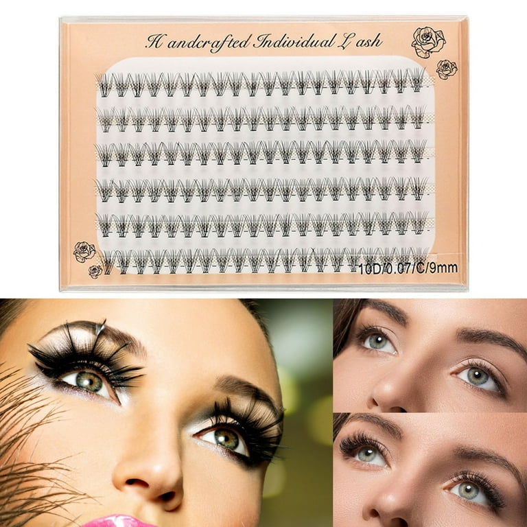 10 Day Lashes Extension Eyelashes Thick And Natural 6 Of 120 1 Box Singlecluster False Eyelashes 8mm 9mm 10mm 11mm 12mm 13mm Walmart