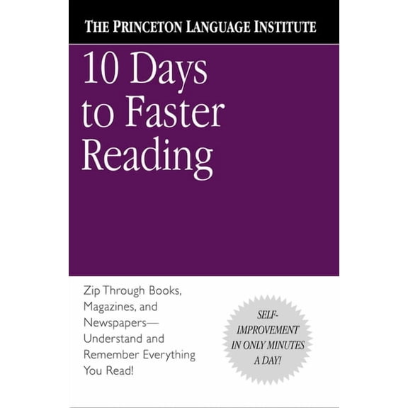10 Days to Faster Reading, (Paperback)