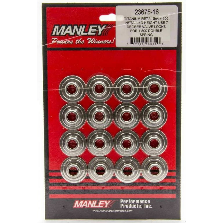Manley 1.500 TI Valve Spring Retainers 10-Degree Manley 1.500 TI Valve Spring Retainers 10-Degree