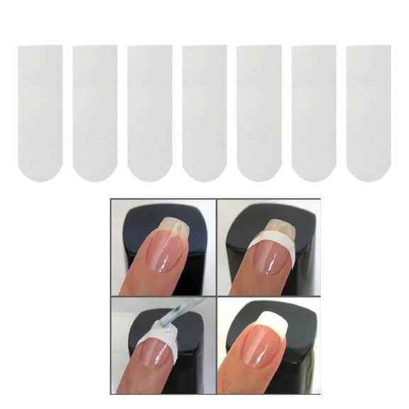 10 Design French Manicure Striping Tape Stickers Decorative Tip Pack